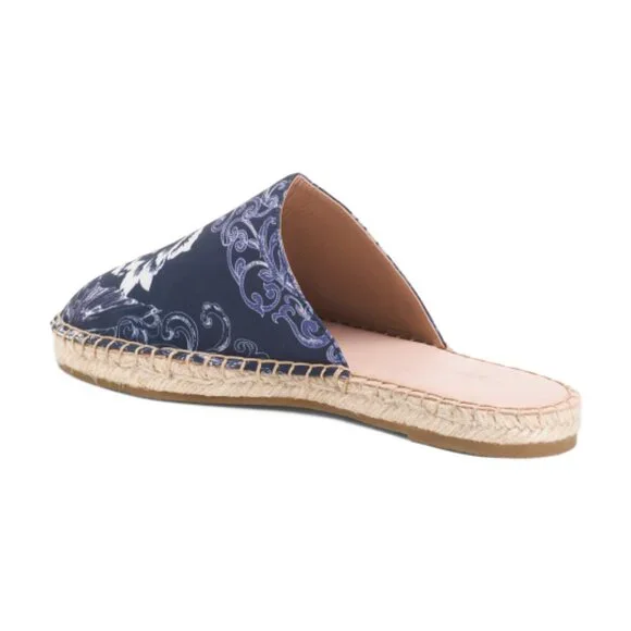 NEW JOHNNY WAS Olivia Mule Espadrille Flats olivia print for women 122tn - Picture 6 of 7